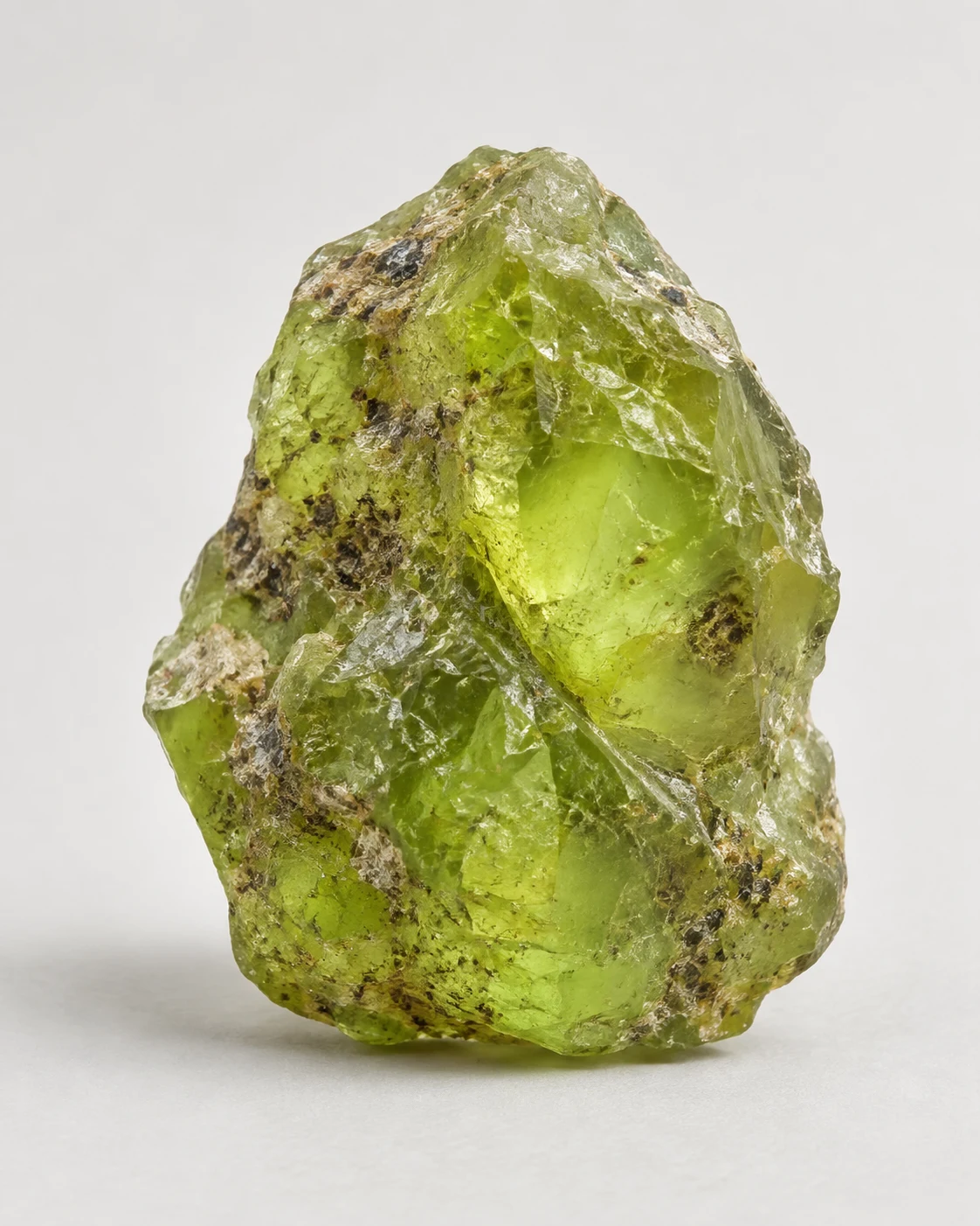 Rough peridot gemstone — illustrative image